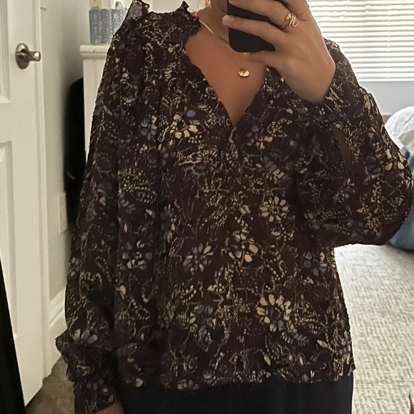 ba&sh patterned blouse - Picture 8 of 11